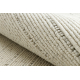 Carpet SAMPLE ARVEN LI17A Cream / light grey fringes