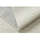 Teppich SAMPLE ARVEN LI17A Creme / Hellgrau Fransen  
