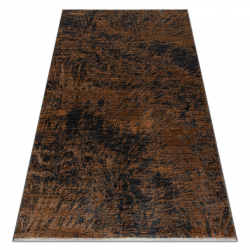 Carpet SAMPLE LIKYA LB75B Abstraction grey / terracotta fringes
