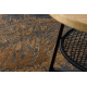 Carpet SAMPLE LIKYA LB75B Abstraction grey / terracotta fringes