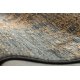 Carpet SAMPLE LIKYA LB75B Abstraction grey / terracotta fringes