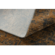 Carpet SAMPLE LIKYA LB75B Abstraction grey / terracotta fringes