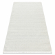Teppich SAMPLE ARVEN LI17A Creme / Hellgrau Fransen  