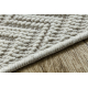 Carpet SAMPLE KOZA NOMAD A3561A ZIGZAG ZIGZAG HERRINGBONE CHEVRON cream