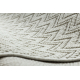 Tapijt SAMPLE KOZA NOMAD A3561A ZIGZAG ZIGZAG VISGRAAT CHEVRON crème