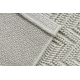 Carpet SAMPLE KOZA NOMAD A3561A ZIGZAG ZIGZAG HERRINGBONE CHEVRON cream