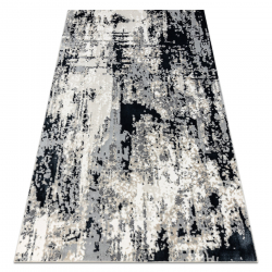 Matta SAMPLE SUNSET B8397A Abstrakt RUBBED VINTAGE beige / blå