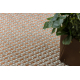 Тепих SAMPLE CASA SHINE A3520A Линије Sisal беж / наранџаста 