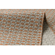 Тепих SAMPLE CASA SHINE A3520A Линије Sisal беж / наранџаста 