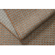 Тепих SAMPLE CASA SHINE A3520A Линије Sisal беж / наранџаста 