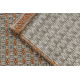 Тепих SAMPLE CASA SHINE A3520A Линије Sisal беж / наранџаста 