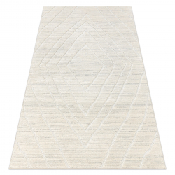 Teppich SAMPLE MALTA A1849A Strukturell, RHOMBUS, creme