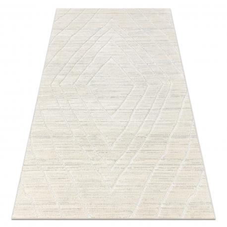 Alfombra SAMPLE MALTA A1849A Estructural, ROMBO, crema