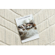 Alfombra SAMPLE MALTA A1849A Estructural, ROMBO, crema
