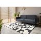 Carpet SAMPLE MALTA A1852A Structural Geometric cream / grey
