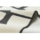 Carpet SAMPLE MALTA A1852A Structural Geometric cream / grey