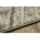 Teppich SAMPLE CASTOR LD29A Abstraktion Creme / grün Fransen  