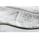 Teppich SAMPLE CASTOR LD29A Abstraktion Creme / grün Fransen  