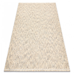 Carpet SAMPLE PASITANO Melange cream fringes