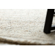 Carpet SAMPLE PASITANO Melange cream fringes