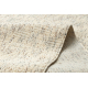 Carpet SAMPLE PASITANO Melange cream fringes