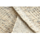 Carpet SAMPLE PASITANO Melange cream fringes