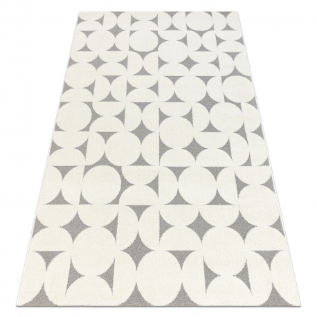 Тепих SAMPLE AVOLA FR2688 Геометријски, крем / светло сива