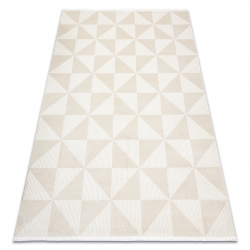 Dywan SAMPLE TWEETY C3724A Geometryczny krem frędzle 