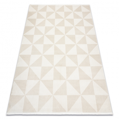 Tappeto SAMPLE TWEETY C3724A Geometrico crema frange