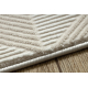 Tappeto SAMPLE TWEETY C3724A Geometrico crema frange