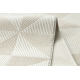 Tappeto SAMPLE TWEETY C3724A Geometrico crema frange