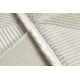 Teppich SAMPLE TWEETY C3724A Geometrisch creme Fransen  