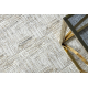 Tapis SAMPLE TWEETY C3732B Géométrique blanc / gris clair franges 