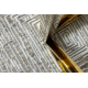 Tapis SAMPLE TWEETY C3732B Géométrique blanc / gris clair franges 