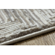 Tapis SAMPLE TWEETY C3732B Géométrique blanc / gris clair franges 