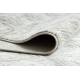 Tapis SAMPLE TWEETY C3732B Géométrique blanc / gris clair franges 