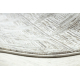 Tapis SAMPLE TWEETY C3732B Géométrique blanc / gris clair franges 