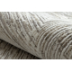 Tapis SAMPLE TWEETY C3732B Géométrique blanc / gris clair franges 