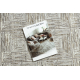 Tapis SAMPLE TWEETY C3732B Géométrique blanc / gris clair franges 