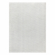 Teppich SAMPLE TRYSA LG06A Punkte Creme / Hellgrau Fransen  