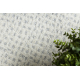 Carpet SAMPLE TRYSA LG06A Dots cream / light grey fringes