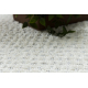 Teppich SAMPLE TRYSA LG06A Punkte Creme / Hellgrau Fransen  