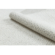 Teppich SAMPLE TRYSA LG06A Punkte Creme / Hellgrau Fransen  