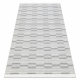 Teppich SAMPLE INFINITY LG89A STRIPES grau / creme FRANSEN