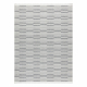 Carpet SAMPLE INFINITY LG89A STRIPES gray / cream FRINGE