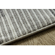 Carpet SAMPLE INFINITY LG89A STRIPES gray / cream FRINGE