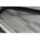 Carpet SAMPLE INFINITY LG89A STRIPES gray / cream FRINGE