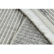Teppich SAMPLE INFINITY LG89A STRIPES grau / creme FRANSEN