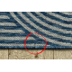 Teppich CASA SHAPE A1835A SISAL Geometrisch grau / blau - ZWEITKLASSIGES PRODUKT