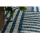 Teppich CASA SHAPE A1835A SISAL Geometrisch grau / blau - ZWEITKLASSIGES PRODUKT